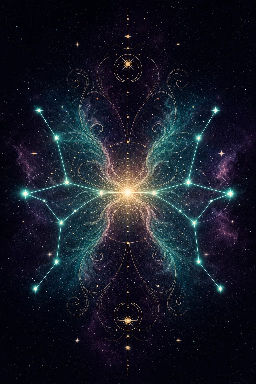 Cancer & Cancer constellation artwork