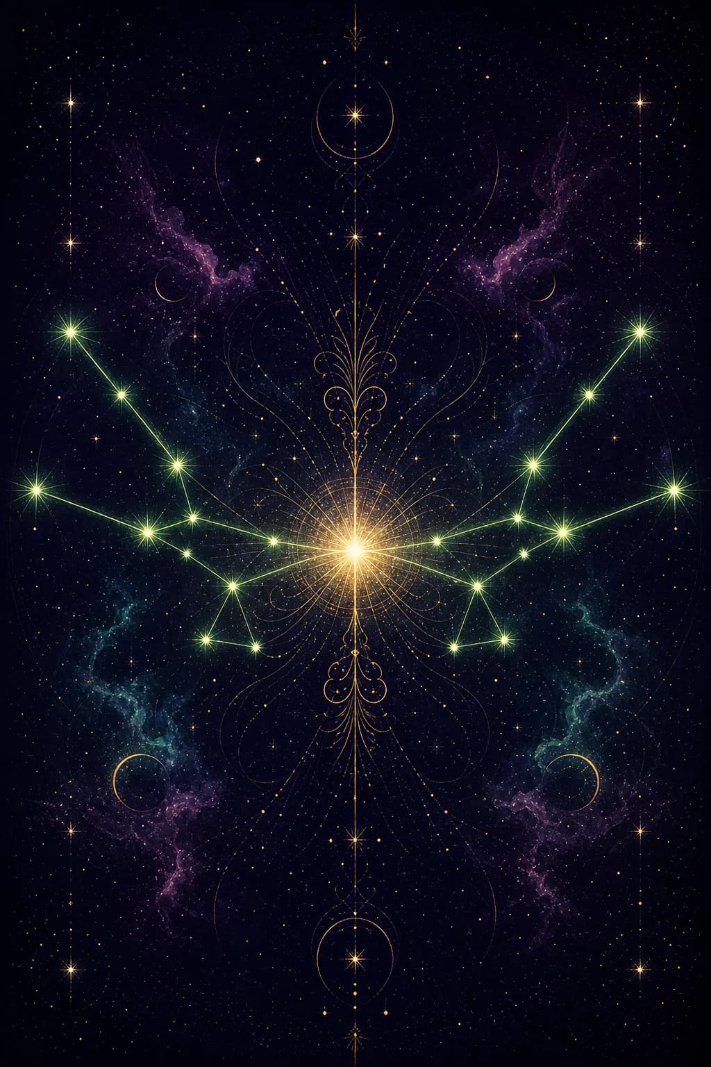 Taurus & Taurus constellation artwork
